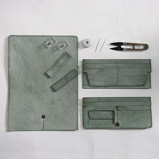 Material para Billetera Artesanal de Cuero con Acabado Mate Encerado - Image 16