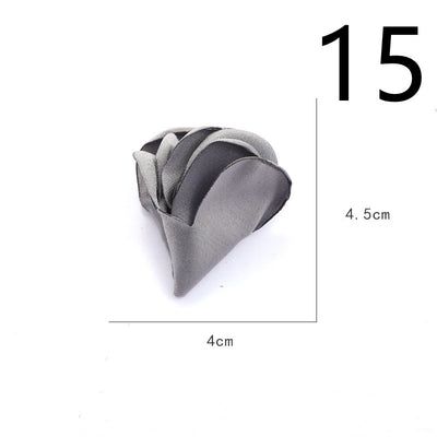 Diadema de Flores de Tela con Base Adhesiva para Hacer a Mano - Image 85