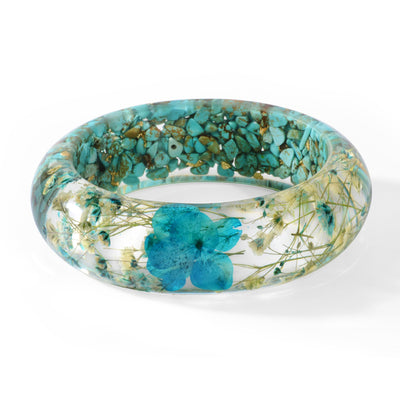 Pulsera de Flores Secas con Resina Epoxi Cristal AB - Image 6