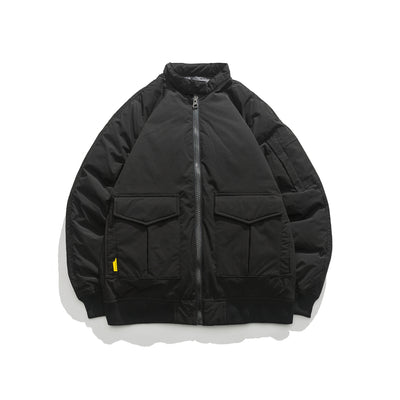 Chaqueta de Trabajo tipo Aviador con Plumón y Cuello de Pie - Image 14
