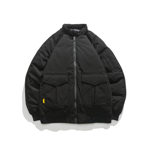 Chaqueta de Trabajo tipo Aviador con Plumón y Cuello de Pie - Image 14
