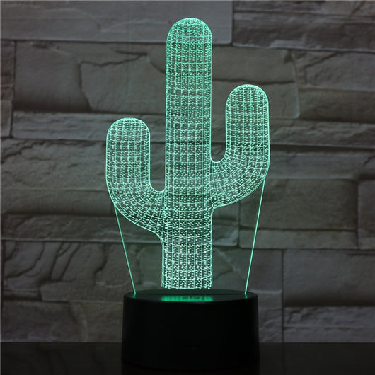 Lámpara Nocturna LED Cactus - Image 4