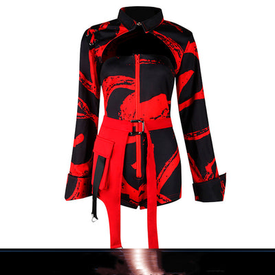 Traje de Actuación para Grupos de Danza Hip Hop y Canto Estilo Coreano - Image 6