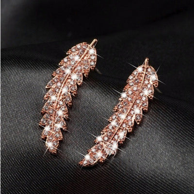 Aretes de Circonita con Baño de Oro y Plata - Estilo Coreano Elegante - Image 7