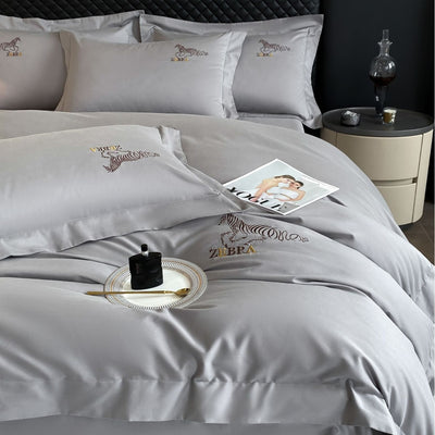 Juego de Cama Lujo Ligero Otoño Invierno 4 Piezas Acolchado Suave - Image 3