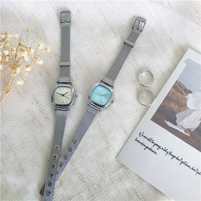 Reloj Cuadrado Retro Literario de Temperamento Elegante - Image 23