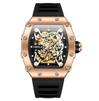 Reloj Deportivo Automático para Hombre con Banda de Silicona Resistente al Agua - Image 8