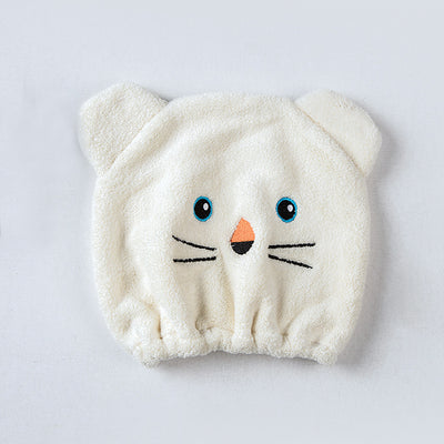 Gorro Absorbente Secador de Cabello Infantil con Diseño de Gato Adorable - Image 10