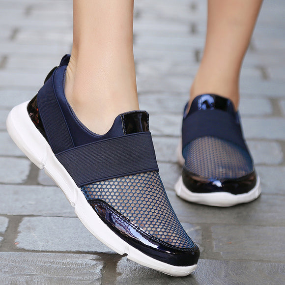 Zapatos casuales para mujer con malla transpirable