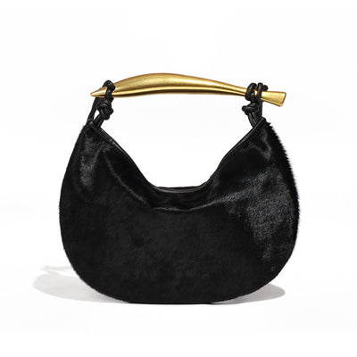 Bolso Sardina de Cuero Genuino con Crin de Caballo - Moda Étnica Premium - Image 10