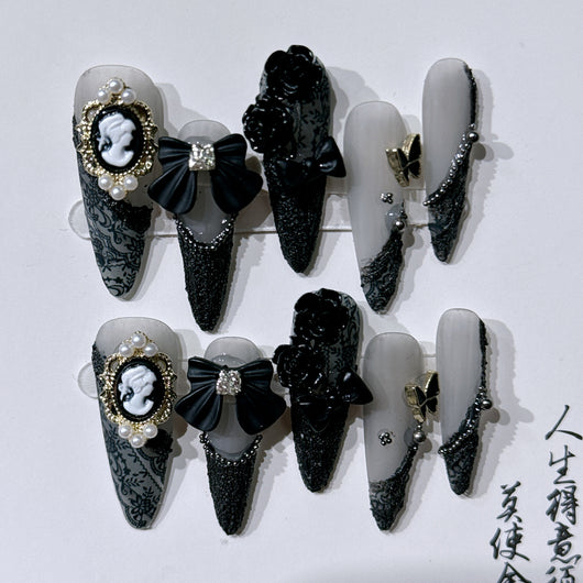 Pegatinas de Uñas Camellia Baroque Beauty