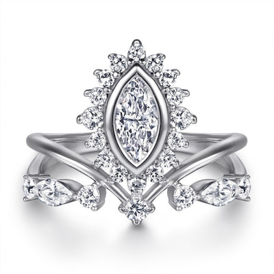 Anillo de Plata 925 con Circonita Dan Exagerado y Brillante - Image 5