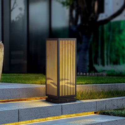 Lámpara de Piso Impermeable para Jardín Estilo Asiático - Image 4