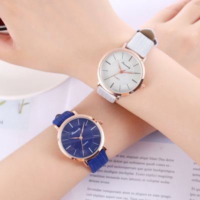 Reloj de Pulsera Cuarzo para Mujer con Correa de Cuero - Image 3