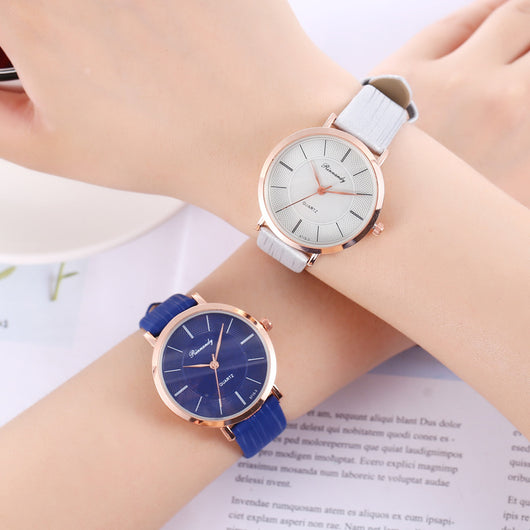 Reloj de Pulsera Cuarzo para Mujer con Correa de Cuero - Image 3