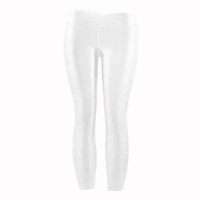 Pantalones Capri Elásticos Talle Bajo Brillante en Colores Neón para Mujer - Image 5