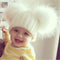 Gorro de Lana para Bebé con Doble Pompón