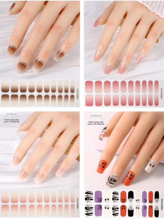 Pegatinas de Uñas Semipermanentes con Lámpara de Calor - Image 103