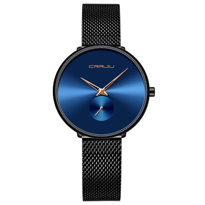 Reloj de Pulsera Mujer Acero Inoxidable Malla Minimalista - Image 3