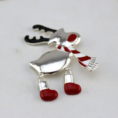 Broche Esmaltado Reno Navideño - Image 10
