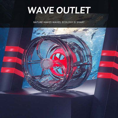Acuario con Luz Nocturna LED - Efecto Olas Naturales - Image 17