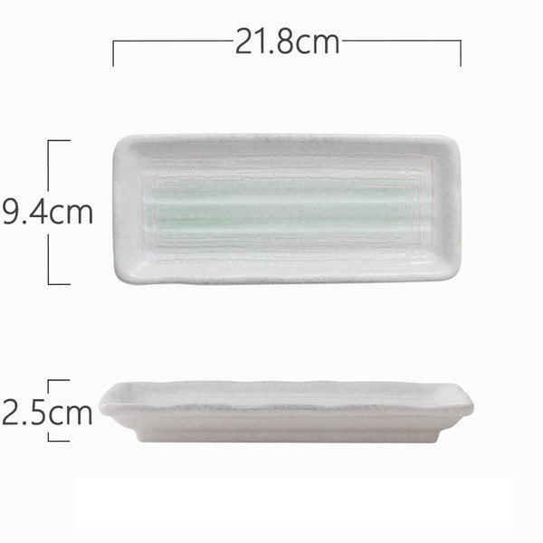 Plato de Cerámica Artesanal para Postres y Sushi Frío - Image 6