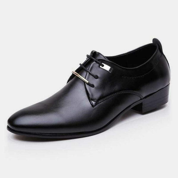 Zapatos Oxford de Cuero Premium para Hombre - Estilo Brogue Punta Afilada Tallas 38-48