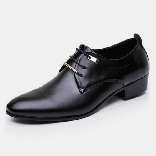 Zapatos Oxford de Cuero Premium para Hombre - Estilo Brogue Punta Afilada Tallas 38-48