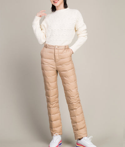 Pantalón Térmico de Cintura Alta para Mujer Madura - Image 3