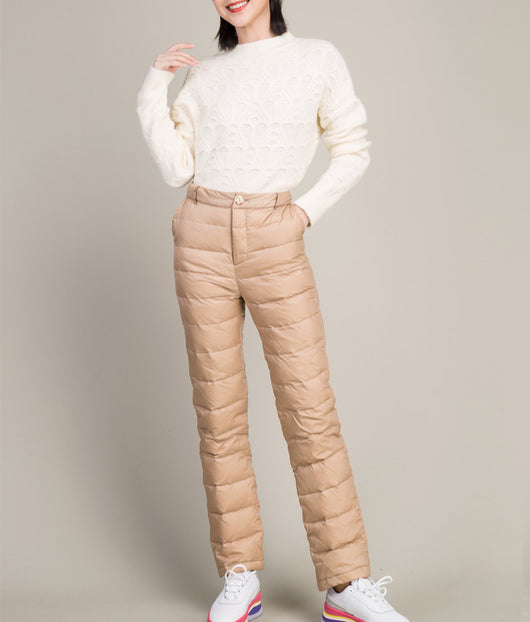 Pantalón Térmico de Cintura Alta para Mujer Madura - Image 3