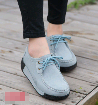 Zapatos Casuales de Cuero con Cordones y Suela Gruesa para Mujer - Image 36