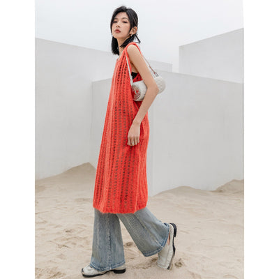 Suéter Hueco de Cuello Redondo para Mujer - Diseño Moderno - Image 19
