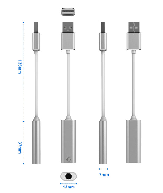 Adaptador USB a Audio 3.5mm - Conexión Instantánea - Image 4