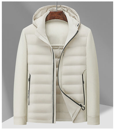 Chaqueta Acolchada de Plumón de Pato con Capucha - Image 12