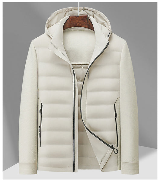 Chaqueta Acolchada de Plumón de Pato con Capucha - Image 12