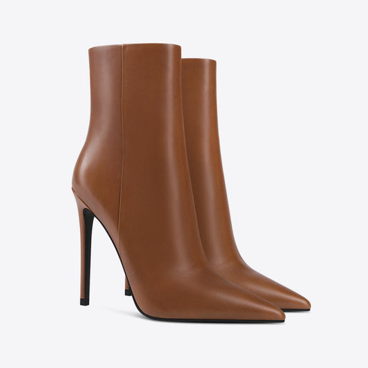 Botines de Tacón Stiletto Punta Afilada Estilo Europeo - Image 10