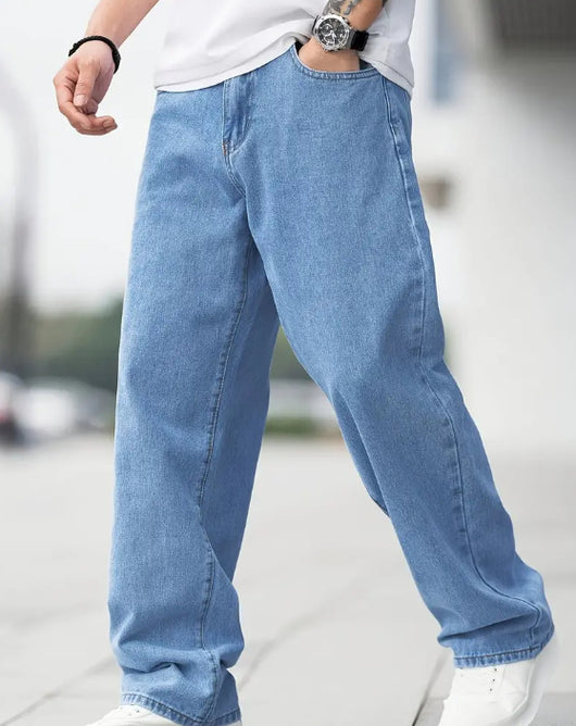 Pantalones Vaqueros Holgados Rectos para Hombre - Image 12