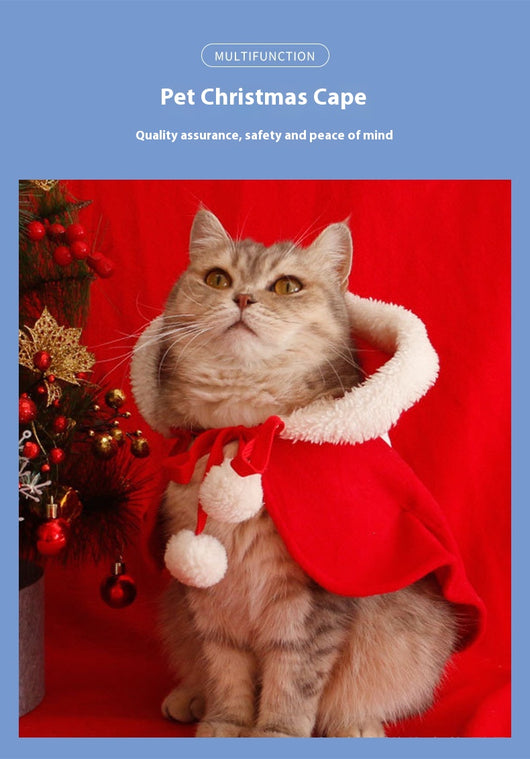 Capa Navideña Térmica para Mascotas - Abrigo Cálido para Perros y Gatos - Image 9