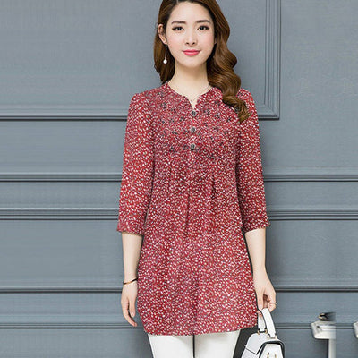 Blusa Vaquera Floral para Mujer - Image 10