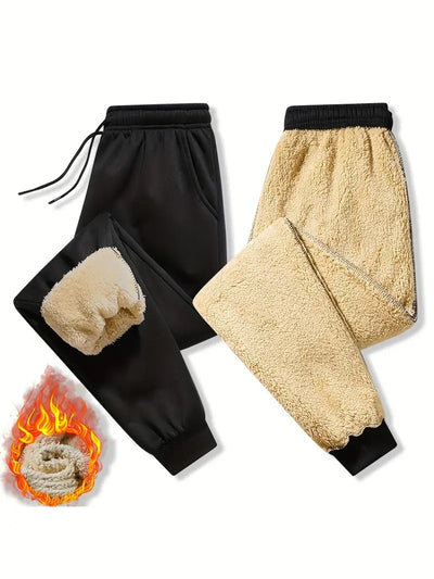 Pantalones Jogger de Invierno para Hombre con Forro Polar y Cintura Ajustable - Image 8