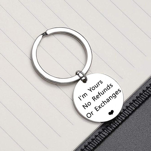 Llavero de Acero Inoxidable - Regalo Perfecto para Padre y San Valentín