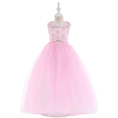 Vestido de Gala Infantil con Encaje - Traje de Concierto para Niñas - Image 2