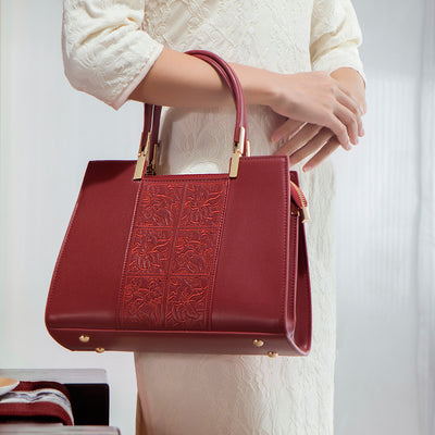 Bolso Rojo de Lujo para Mujer Sofisticada - Image 3