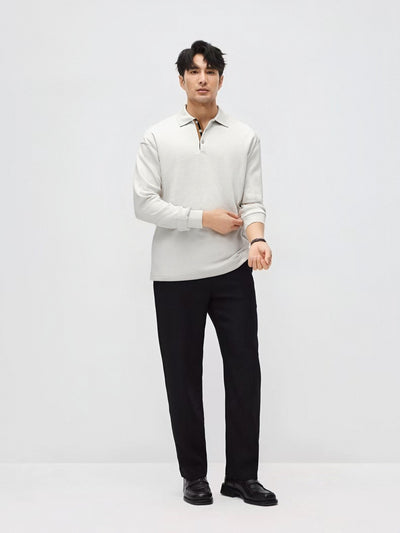 Camisa Casual de Manga Larga Relajada con Cuello Clásico - Image 13