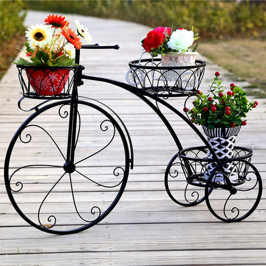 Carrito Triciclo Expositor de Plantas y Macetas para Jardín y Terraza - Image 15