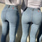 Pantalón Vaquero Cintura Alta con Stretch