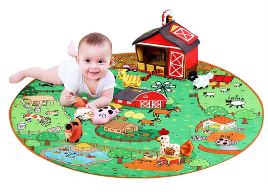 Manta de Juego Educativa con Animales para Bebés - Image 9