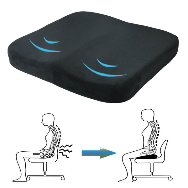 Cojín Ergonómico de Espuma Viscoelástica con Rebote Lento