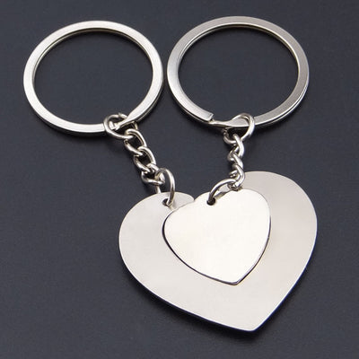Llavero de Corazón Personalizado para Parejas - Conectados de Corazón a Corazón - Image 5