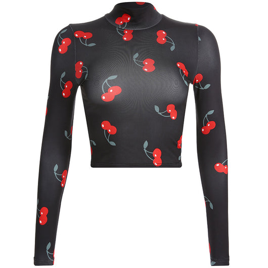 Blusa Manga Larga Cherry Baby